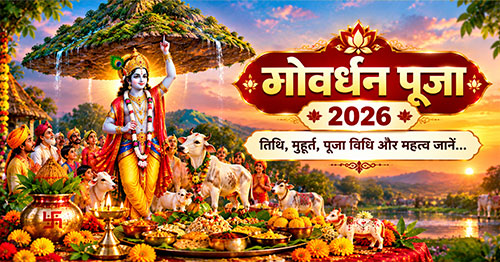 Govardhan Puja 2026: तिथि, मुहूर्त, पूजा विधि और पौराणिक महत्व
