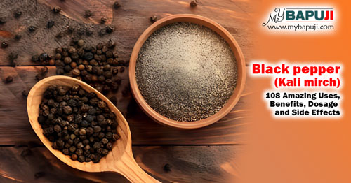 Black pepper (Kali mirch) 108 Amazing Uses Benefits Dosage and Side Effects