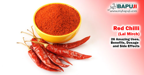 Red Chilli (Lal Mirch) 26 Amazing Uses, Benefits, Dosage and Side Effects