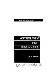 Astrology for Beginners - B. V. Raman