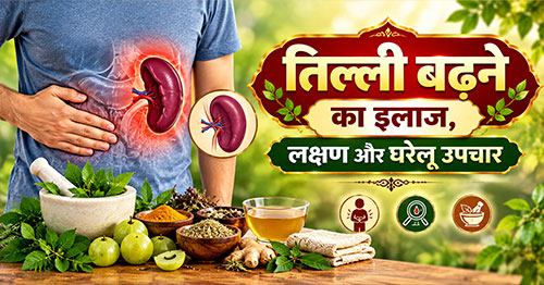 तिल्ली बढ़ने का इलाज लक्षण और घरेलू उपचार – आयुर्वेदिक दृष्टि