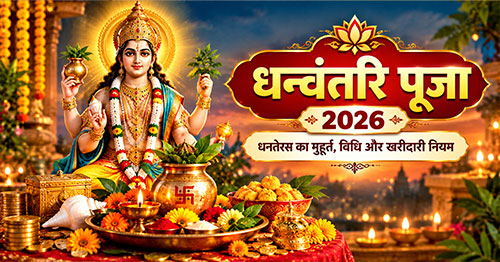 धनवंतरी पुजा 2026: धनतयरस का मुहूर्त, विधि और खरीदारी नियम