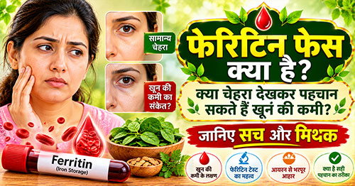 फेरिटिन फेस (Ferritin Face): चेहरा देखकर खून की कमी का सच