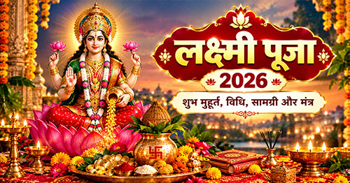 लक्ष्मी पूजा 2026: शुभ मुहूर्त, विधि, सामग्री और मंत्र